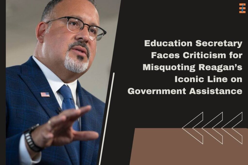 Miguel Cardona Faces Criticism for Misquoting Reagan’s Iconic Line on Government Assistance | Future Education Magazine
